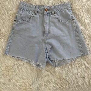 Wrangler Light Wash Jean Shorts